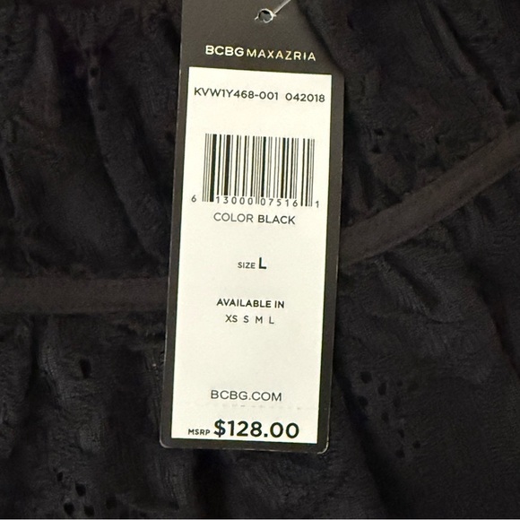 BCBG MaxazriaLace Halter Top. Size L - Picture 8 of 11